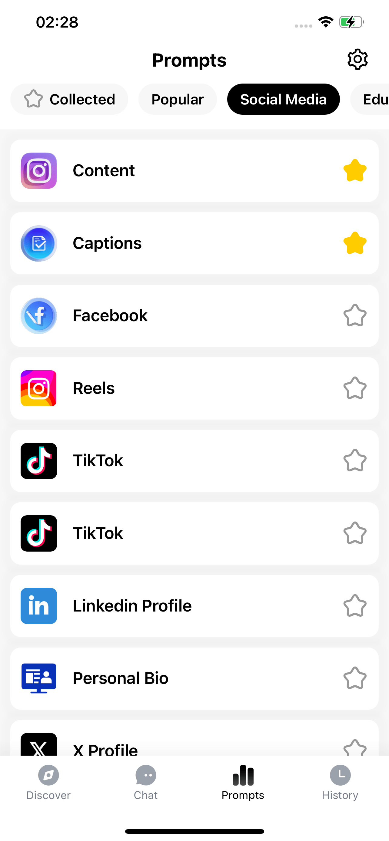 ChatAxis AI Tasks Interface